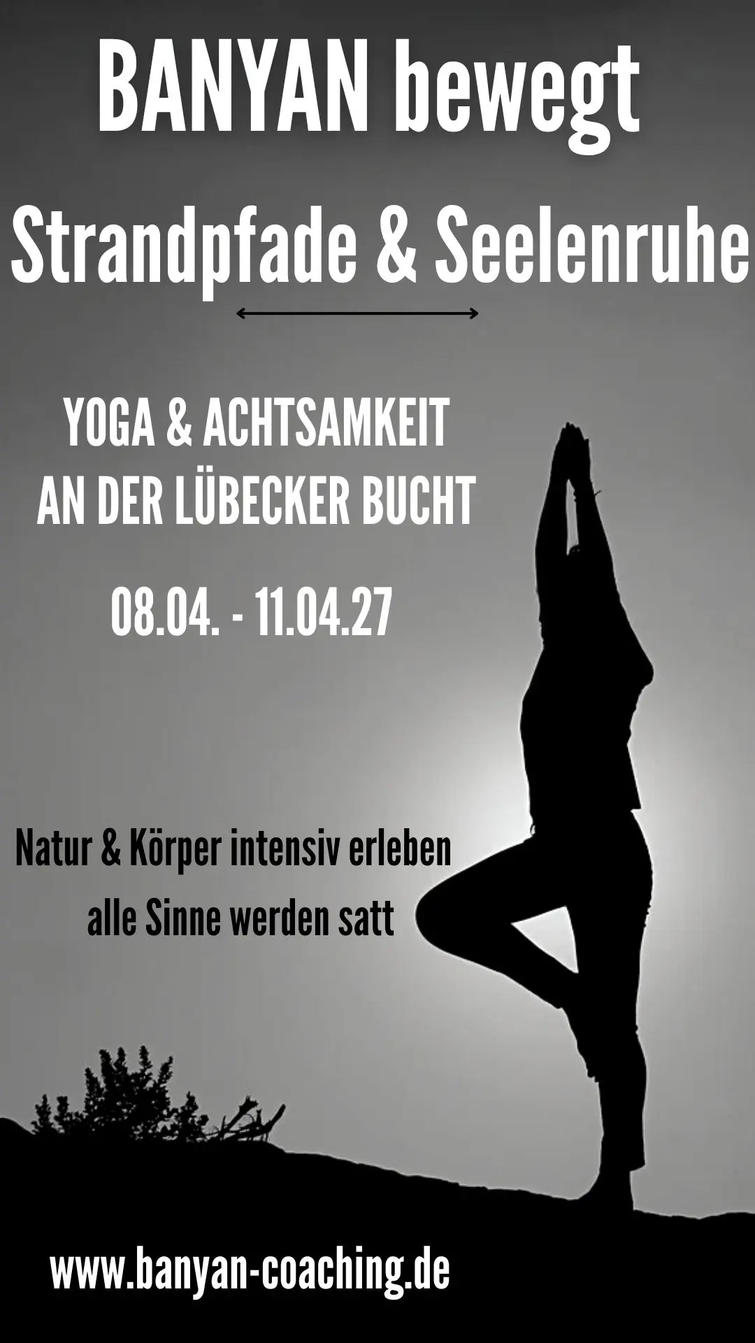 Bei BANYAN bewegt führt eine 15-tägige Reise nach Nepal zum Langtang Valley Trek mit Yoga, Naturerlebnis und Terminen vom 17.02. bis 04.03.27.